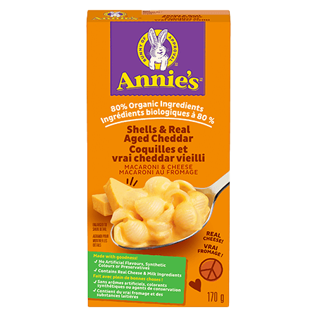 Shells & Real Aged Cheddar Mac & Cheese | Annie's Homegrown